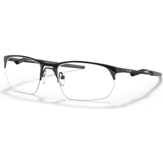 Oakley Mand OX5152 WIRE TAP 2.0 RX 515201 Optiske stel Titanium Sort Transparent Firkantet Normal