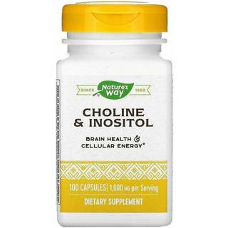 Natures Way - Choline & Inositol 100 kapsler