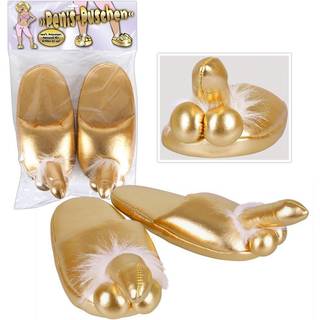 Orion Penis Slippers Gold