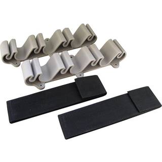 Stangholder til båd (topmonteret) Attwood Vertical Mount Rod Holder, til 5 - 6 fiskestænger, plast, sort / grå