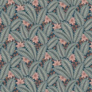 Hidden Ivy - Blue & Rose