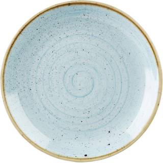 Churchill Coupe Stonecast porcelæn tallerken Ø26cm vanilje
