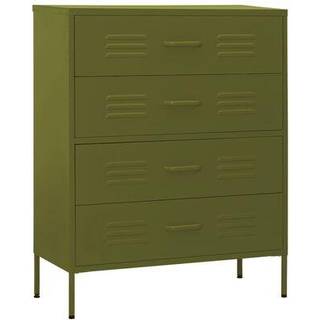 kommode 80x35x101,5 cm Mintgrøn