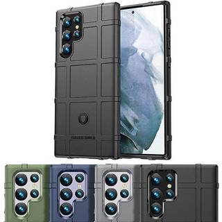 Rugged Shield cover Samsung Galaxy S22 Ultra  - blå