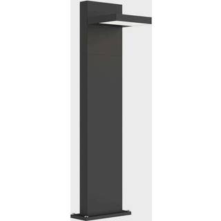Lucande LED pullert Silvan, 65 cm, antracit, metal
