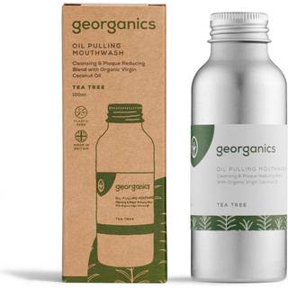 Økologisk Oil Pulling Georganics Tea Tree Mundskyl 100 ml.