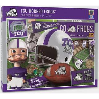 Youthefan NCAA TCU Horned Frogs Retro Series Puzzle - 500 stykker Team farver store