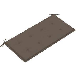 hynde til havebænk 100x50x4 cm oxfordstof gråbrun