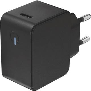 Trust SUMMA USB-C Oplader. PD 3.0 hurtigoplader. 18W. Sort.