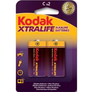 Kodak Xtralife Alkaline Batteries C X 2 Units