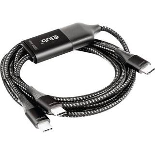 CLUB 3D Club3D Ladekabel USB Typ C > 2x Typ C 1,83m 100W St/St