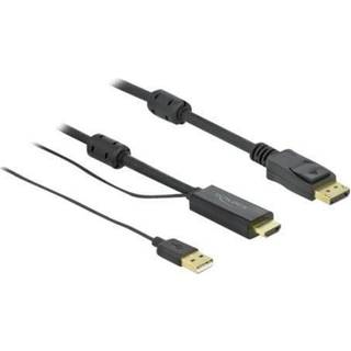 Delock HDMI til DisplayPort 4K kabel - 1 m