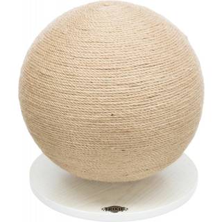 Trixie Scratching ball on a plate jute/wood ø 29 × 31 cm