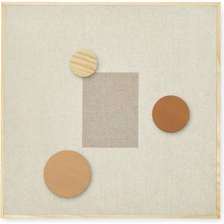 Nofred Noticeboard opslagstavle + 3 magneter Sand