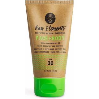R? elementer ansigt og kropsmineral solcreme SPF 30 r?r organisk solblok daglig beskyttelse ikke giftigt rev sikker vandafvisende grusomhed grati
