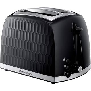 Russell Hobbs Brødrister Honeycomb Black 2 Slice