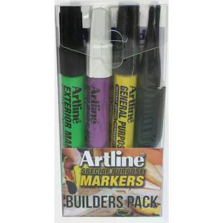 Artline Builders Kit 4-pack, Artline EKPR-BDP-W4