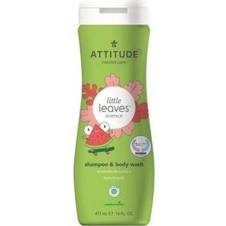 Attitude Little Leaves Watermelon & Coco Vaskegel og shampoo til baby 473 ml - 473 ml