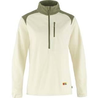 Fjällräven Women's Vardag Lite Fleece Chalk White/Light Olive, Chalk White-Light Olive, S