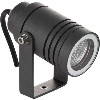 Lucande udendørs spotlampe Galina, jordspyd, stik, grå, 11 cm