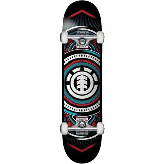 Element Hatched Rød Komplet Skateboard (Sort)