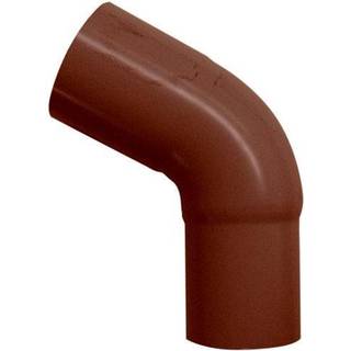 Plastmo bøjning, PVC, brun, 60° - Ø90 mm