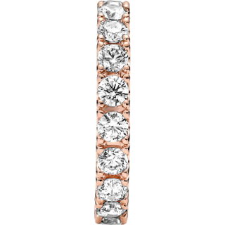 Pandora Rose Gold Sparkling Row Eternity Ring - 50