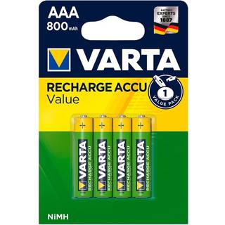 Varta Genopladeligt Batteri AAA - 800mAh - 4 stk