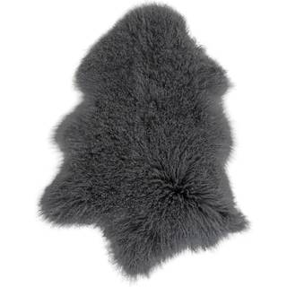 Mongolian skind i grå 50x90 cm - 3981023