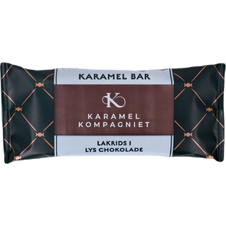 Karamel Kompagniet Karamel Bar Lakrids i lys Chokolade 50g