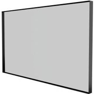 Sanibell Basicline spejl 100x60 cm m/sort aluramme