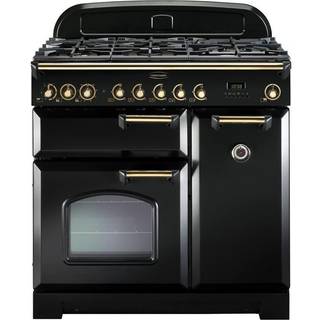 Falcon Classic Deluxe 90 gas - Gloss black/mässing