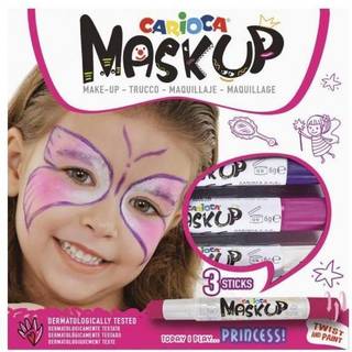 Mask Up sminkefarve stifter 3stk, prinsesse