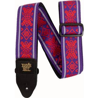 Ernie Ball Jacquard Guitar Strap Royal Flush Red (P05330)