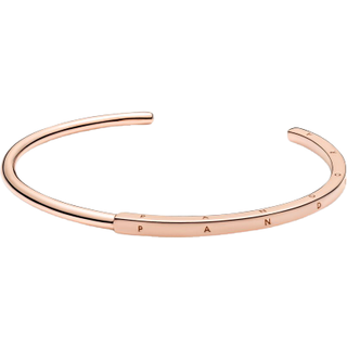 Pandora Rose Gold Signature I-D Bangle - 19cm