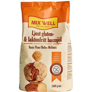 Gluten- og laktosefri lys basismel - Mix Well 103