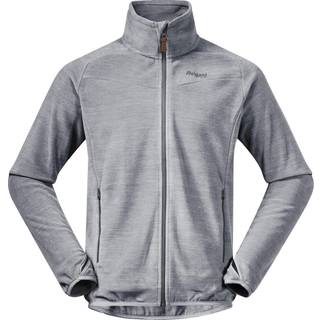 Bergans Men's Hareid Fleece Jacket Nohood Aluminium, XL