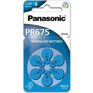 Panasonic PR675 høreapparat batterier - 6 stk.