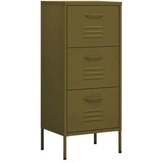 Opbevaringsskab 42,5X35X101,5 Cm Stål - Antracitgrå