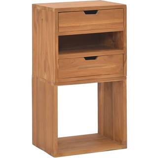 opbevaringsskab 40x30x76 cm massivt teaktræ
