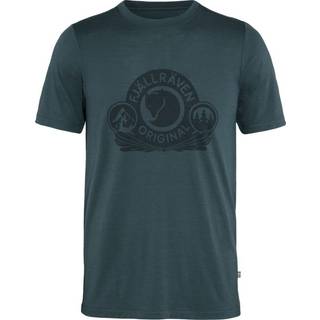 Fjällräven Abisko Wool Classic S/S Merino-shirt Herrer størrelse XL farve blå