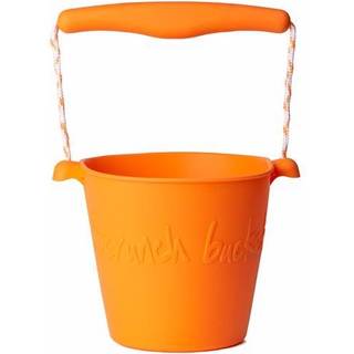 Scrunch-Bucket, blød foldbar spand i støvet blå