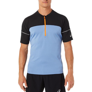 Asics Men's Fujitrail Top Blue Harmony/Performance Black, S