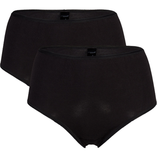 Missya 2-pak Lace Midi Brief - Black - 42