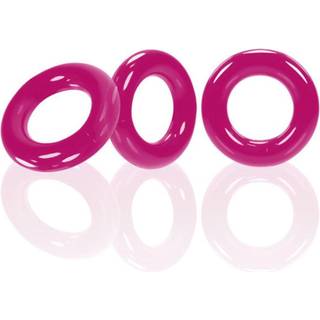 Oxballs WILLY RINGS 3-pack Cockrings Hot Pink
