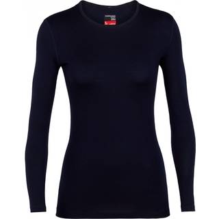 Icebreaker Women's 260 Tech L/S Crewe Merino undertøj Damer størrelse S farve blå