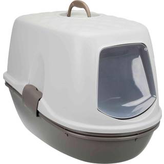 Trixie Berto Top cat litter tray with hood separ. system 39 × 42 × 59 cm taupe/light taupe