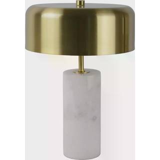 Mirasol bordlampe i hvid marmor