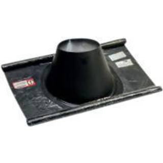 Metalbestos inddækning Ø230/130 33-45° flex sort