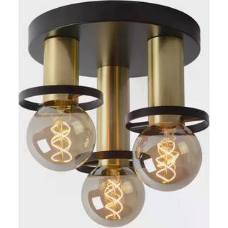 Lucide Loftslampe Anaka, dæmpbar, Sort, Stue/spisestue, Metal, Moderne